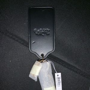 Coach tag for purse or keys